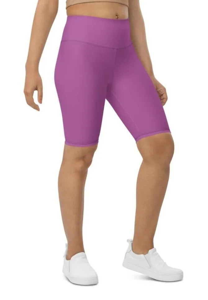 Mulberry Purple Biker Shorts