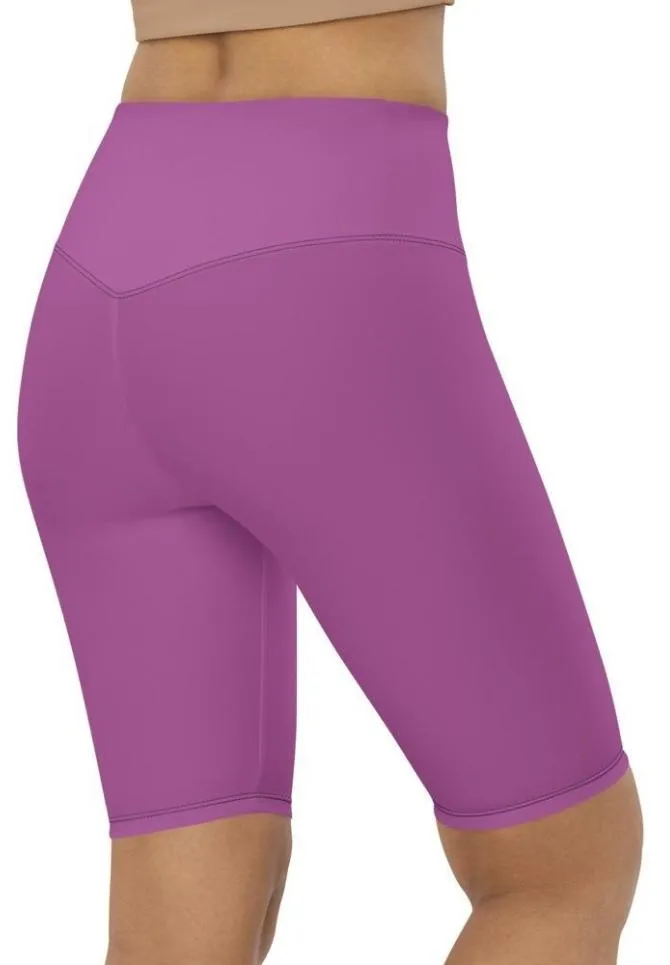 Mulberry Purple Biker Shorts