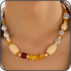 Otxas Puka Shell Necklace for Men Beach Necklaces for Women Summer Necklace Surfer Necklace for Men Layered Beaded Necklaces for Men Hawaiian Necklace for Men Beach Jewelry