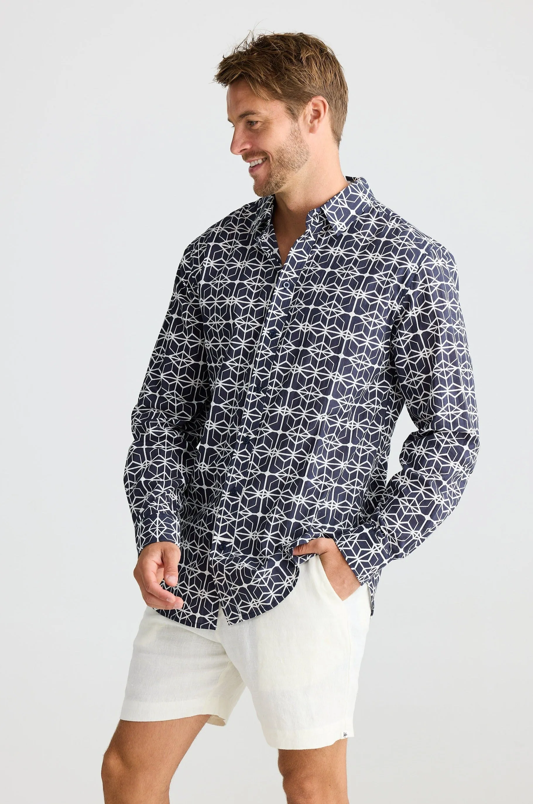 Oxford Shirt - Bowline Print