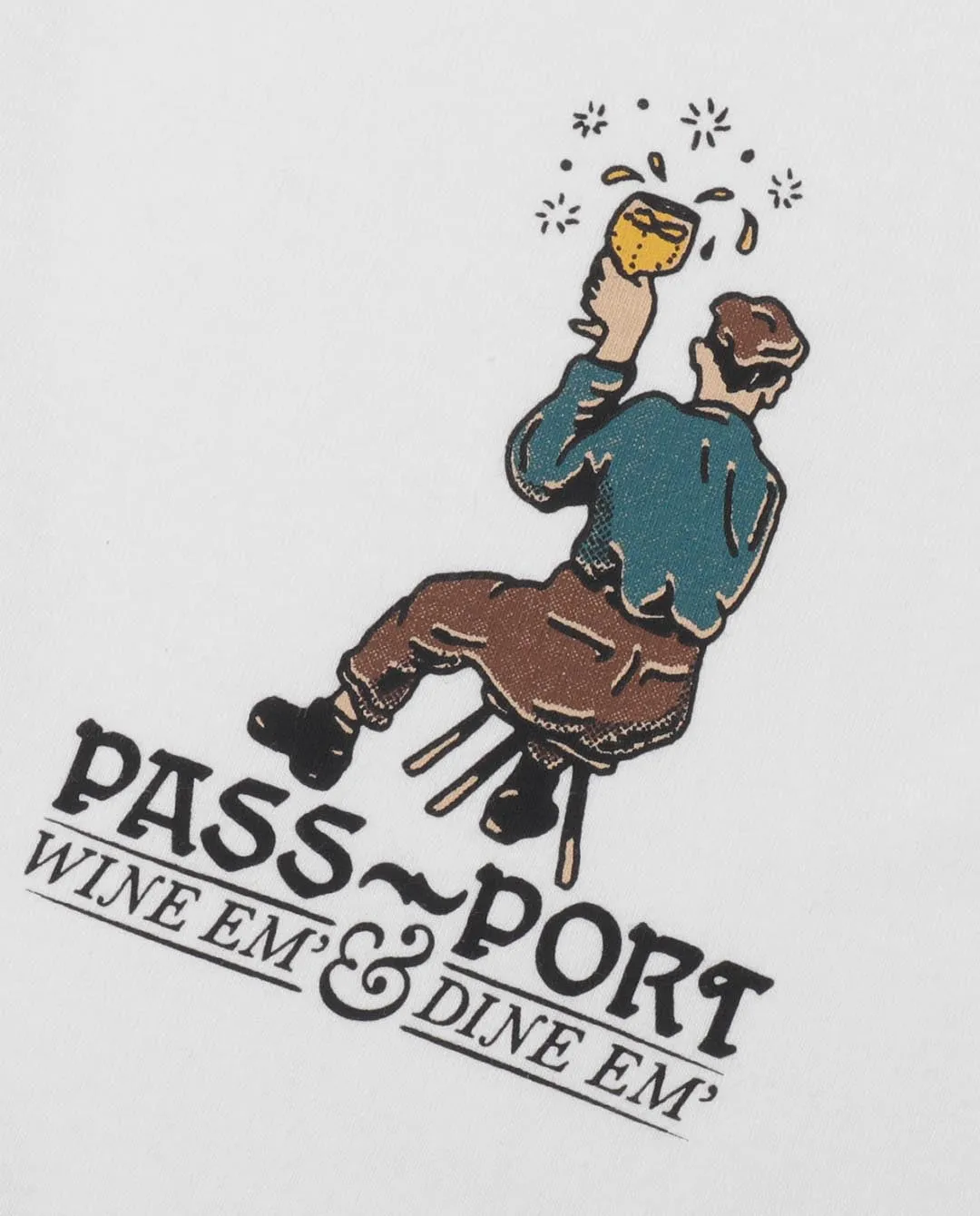 Passport - Dine Em’ T-Shirt - White