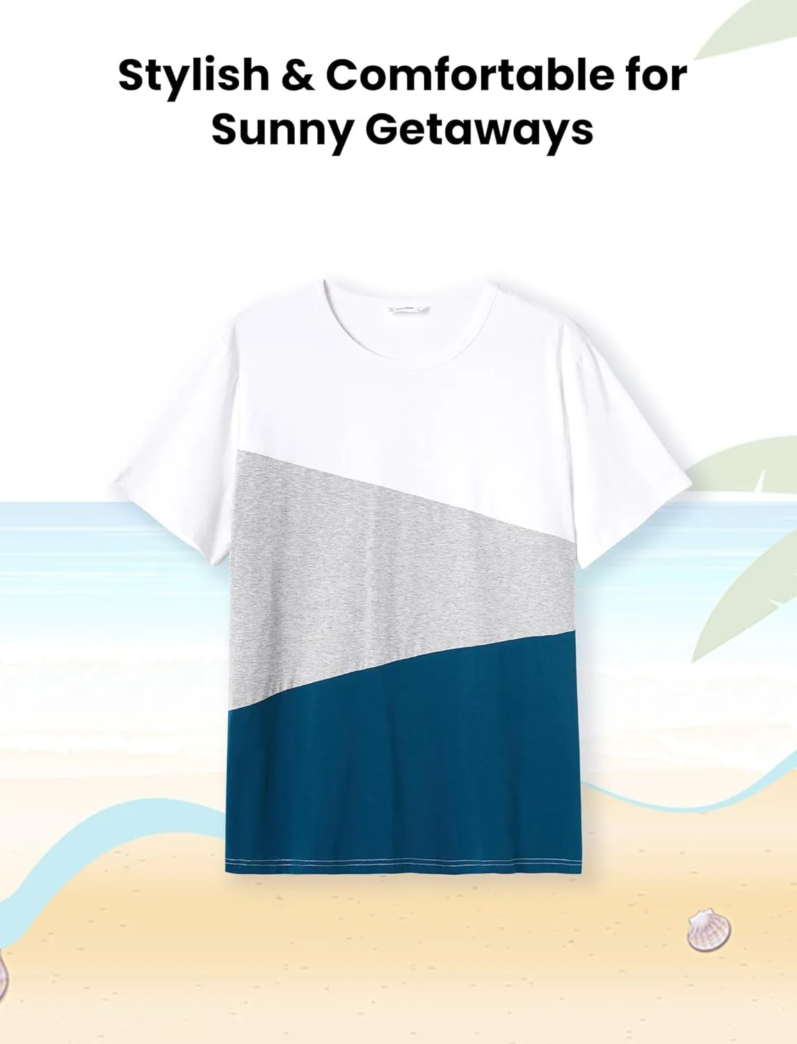 PATPAT Family Matching Outfits Summer Beach Tropical Holiday Ruffle Sleeve Mommy and Me Dresses and T-Shirts Sets