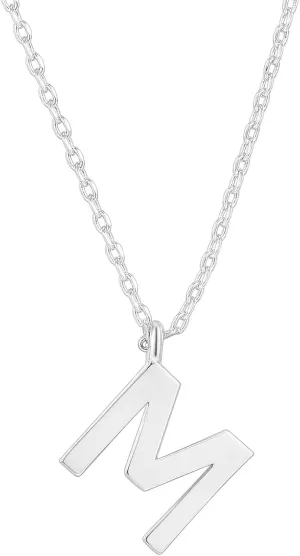 PAVOI 14K Gold Plated Initial Necklace | Letter Necklaces for Women