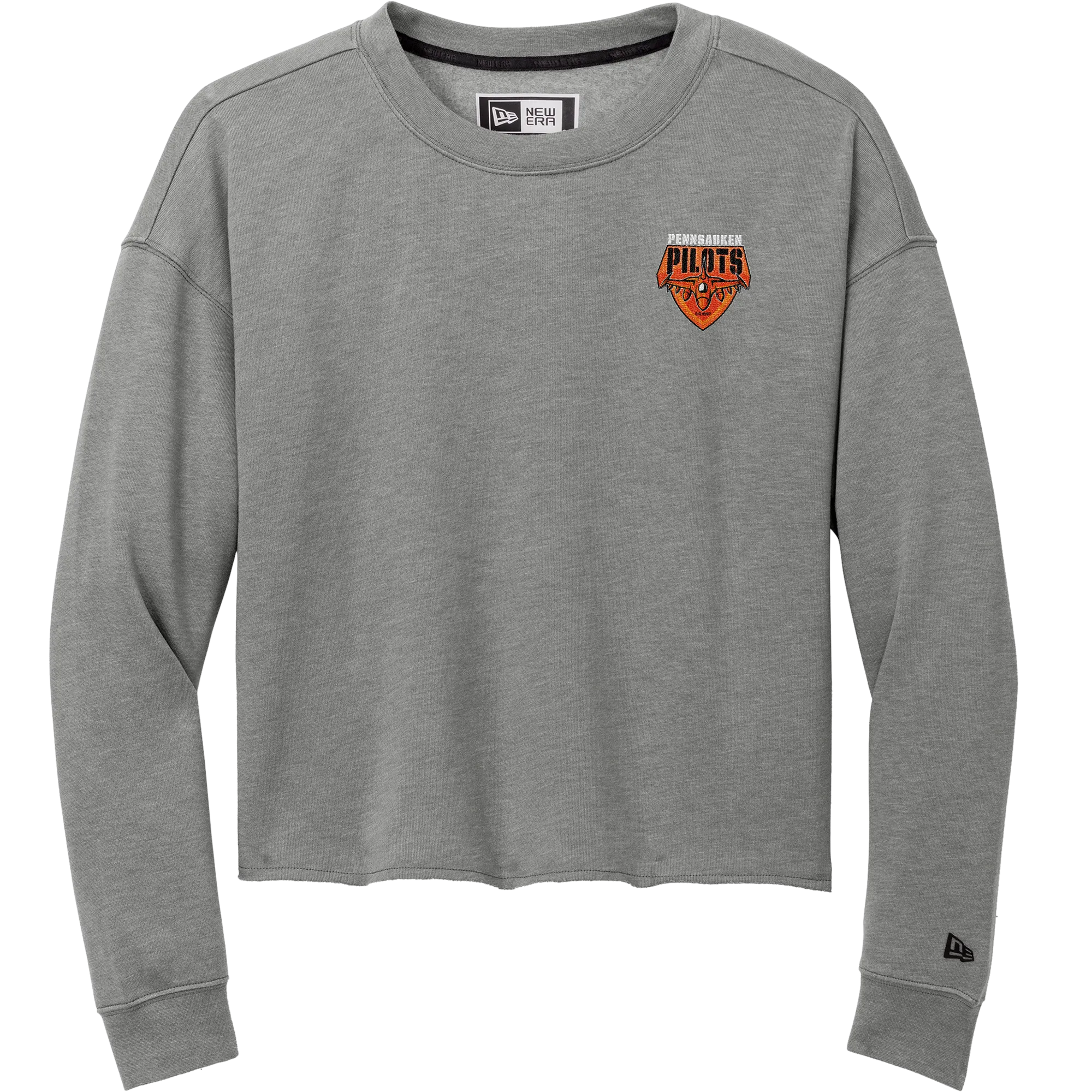 Pennsauken Pilots New Era Ladies Tri-Blend Fleece Crop Crew