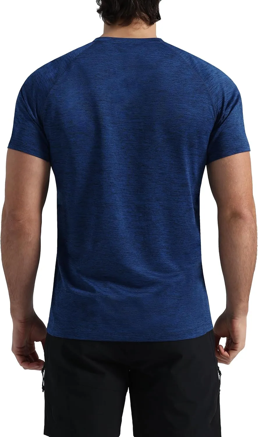Pioneer Camp Mens Moisture Wicking Running Workout Shirt Performance Athletic T-Shirts UPF 50  Short Sleeve Active Gym Tops