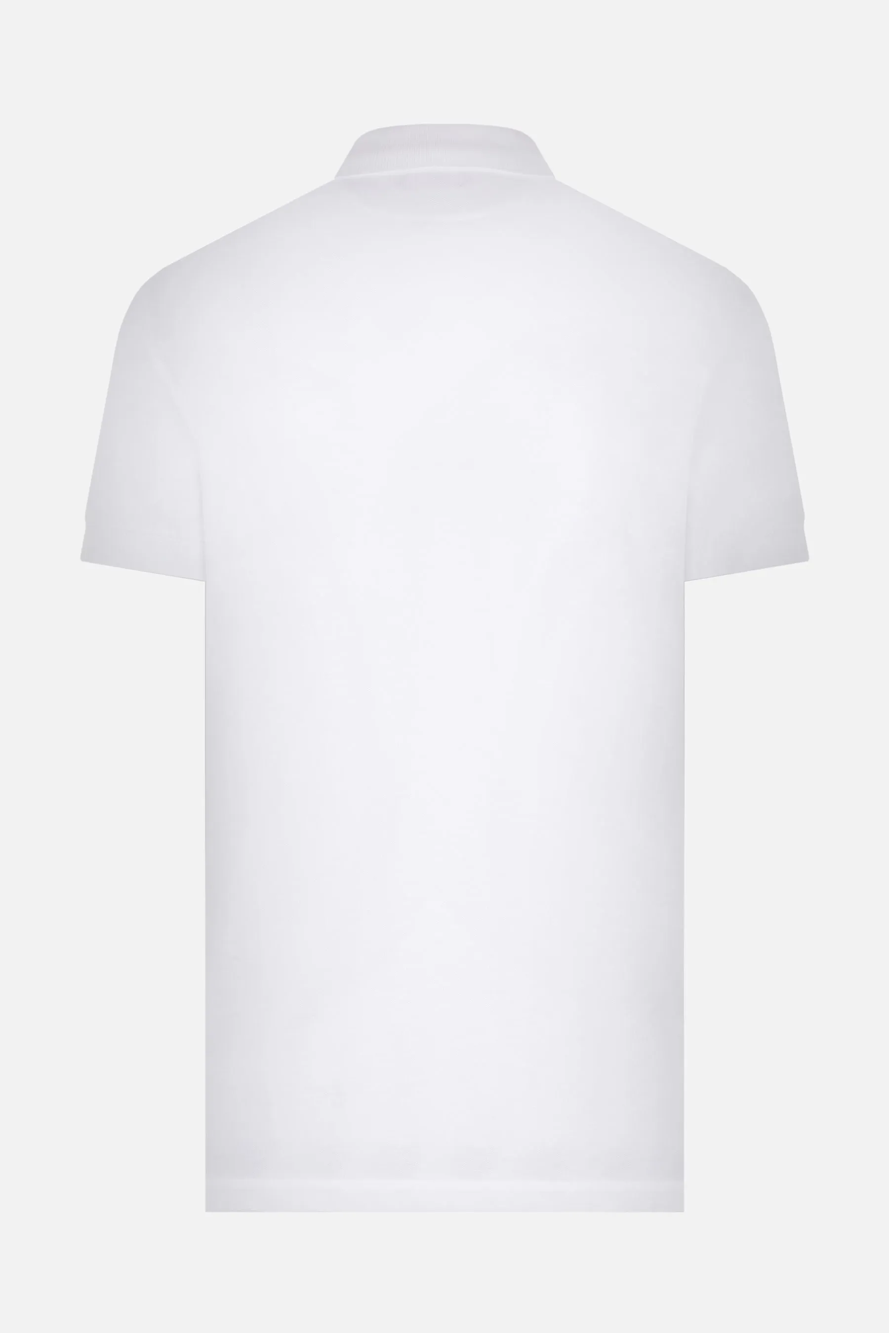 Piquet Pattern Cotton Polo Shirt