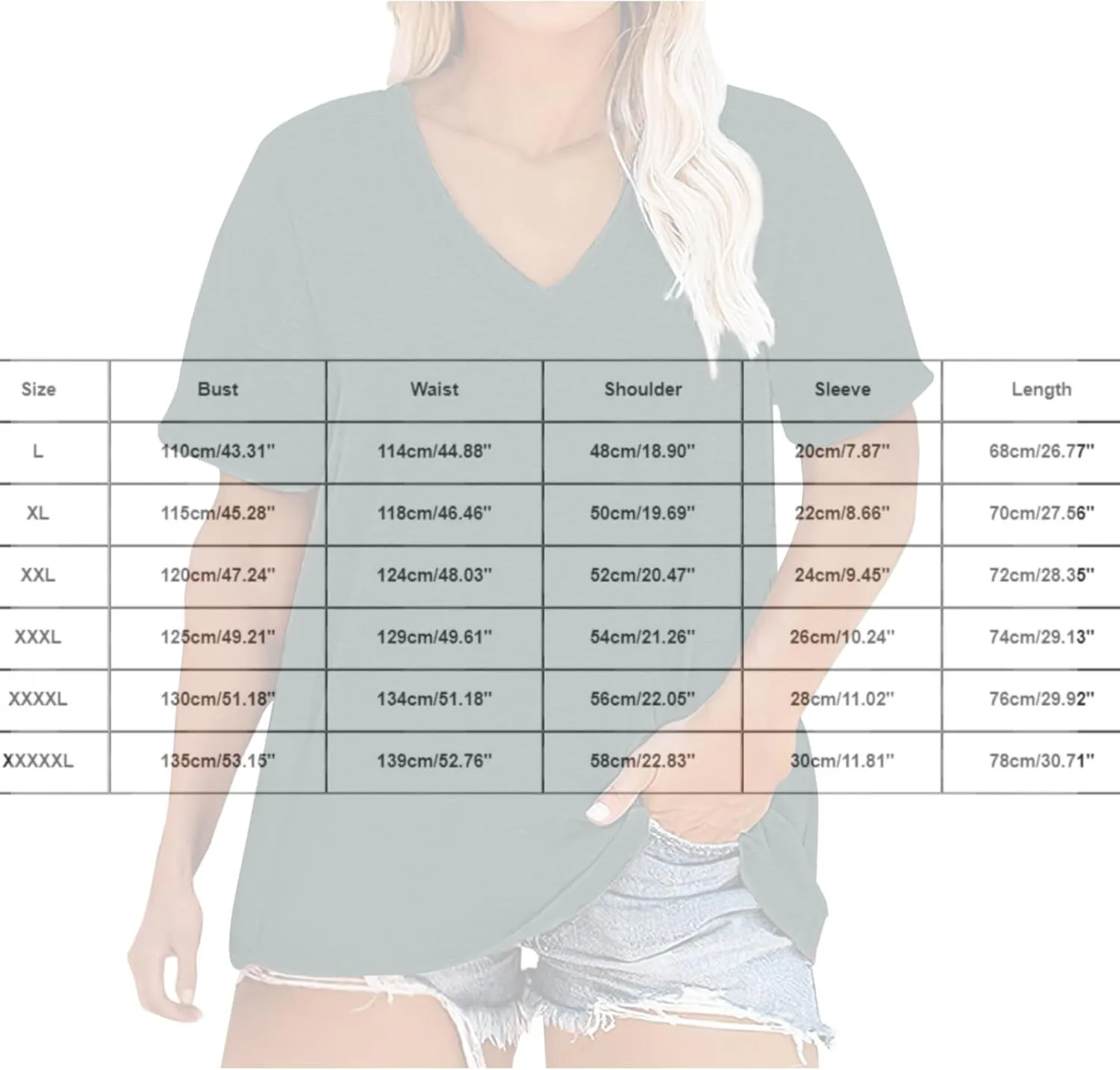 Plus Size V Neck T Shirts Womens Solid Color Short Sleeve Tops Casual Summer Tshirts Loose Fit Tee
