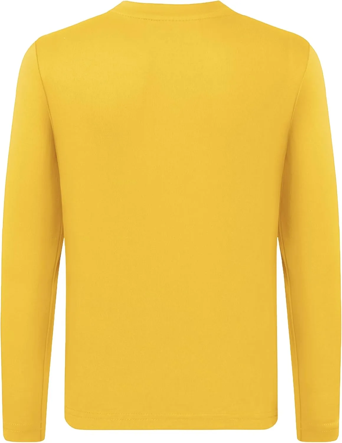 QBK 4T to Youth Neon Shirt Kids UPF 50  Dry Fit Athletic Long Sleeve T Shirts for Boys and Girls-Moisture Wicking Rash Guard