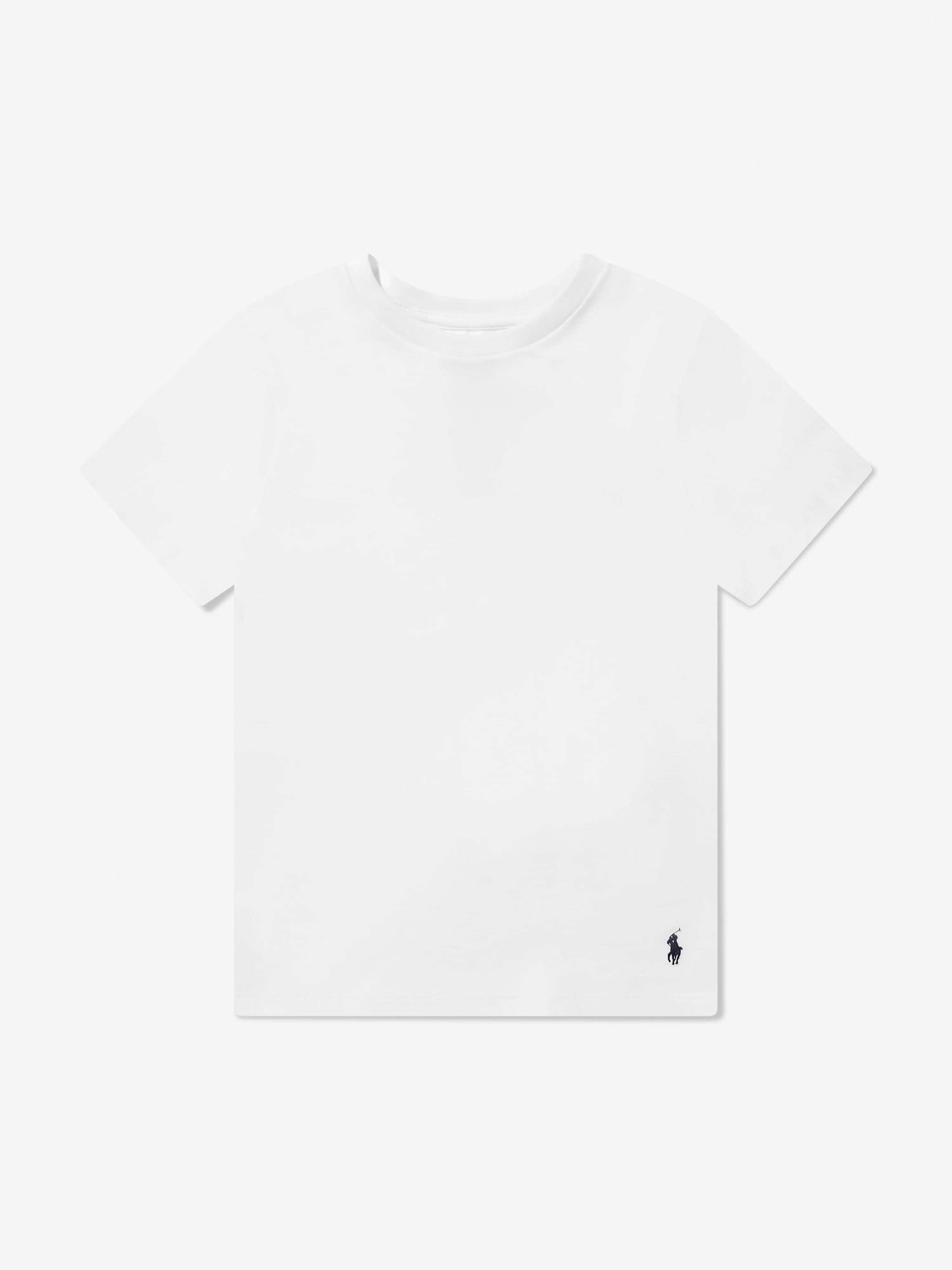 Ralph Lauren Boys 3 Pack T-Shirt Set in White