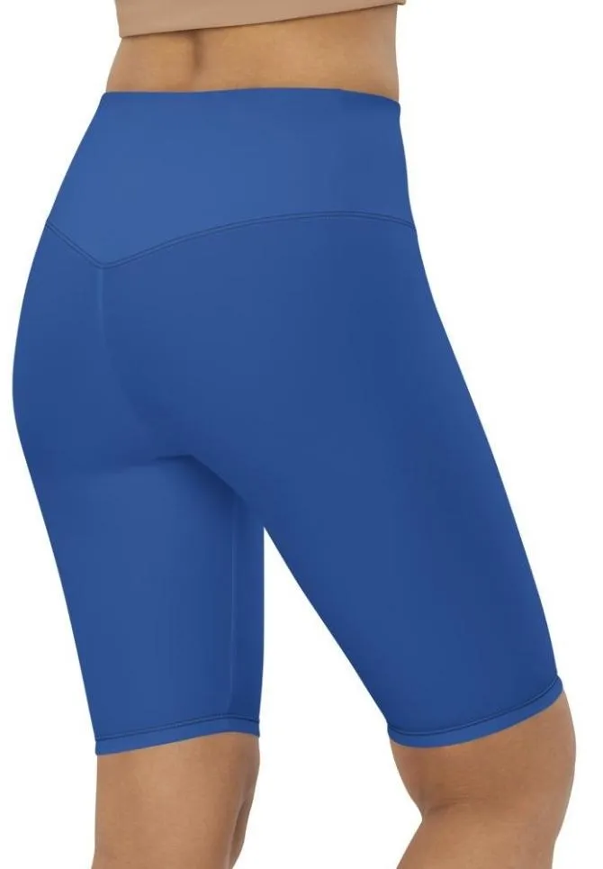 Royal Blue Biker Shorts