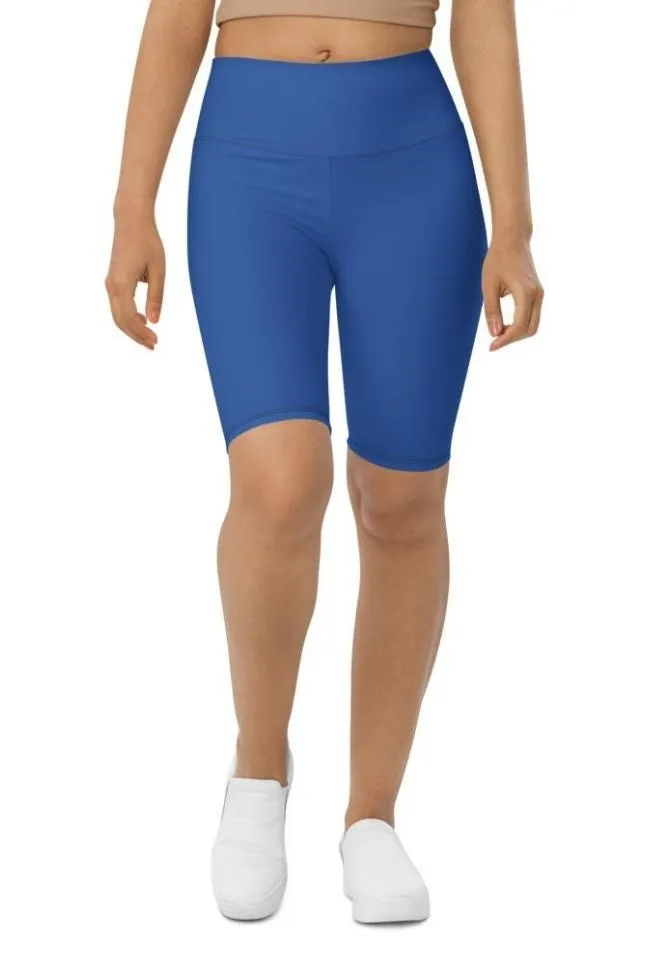 Royal Blue Biker Shorts
