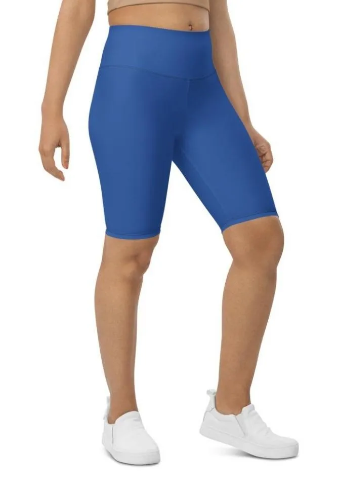 Royal Blue Biker Shorts
