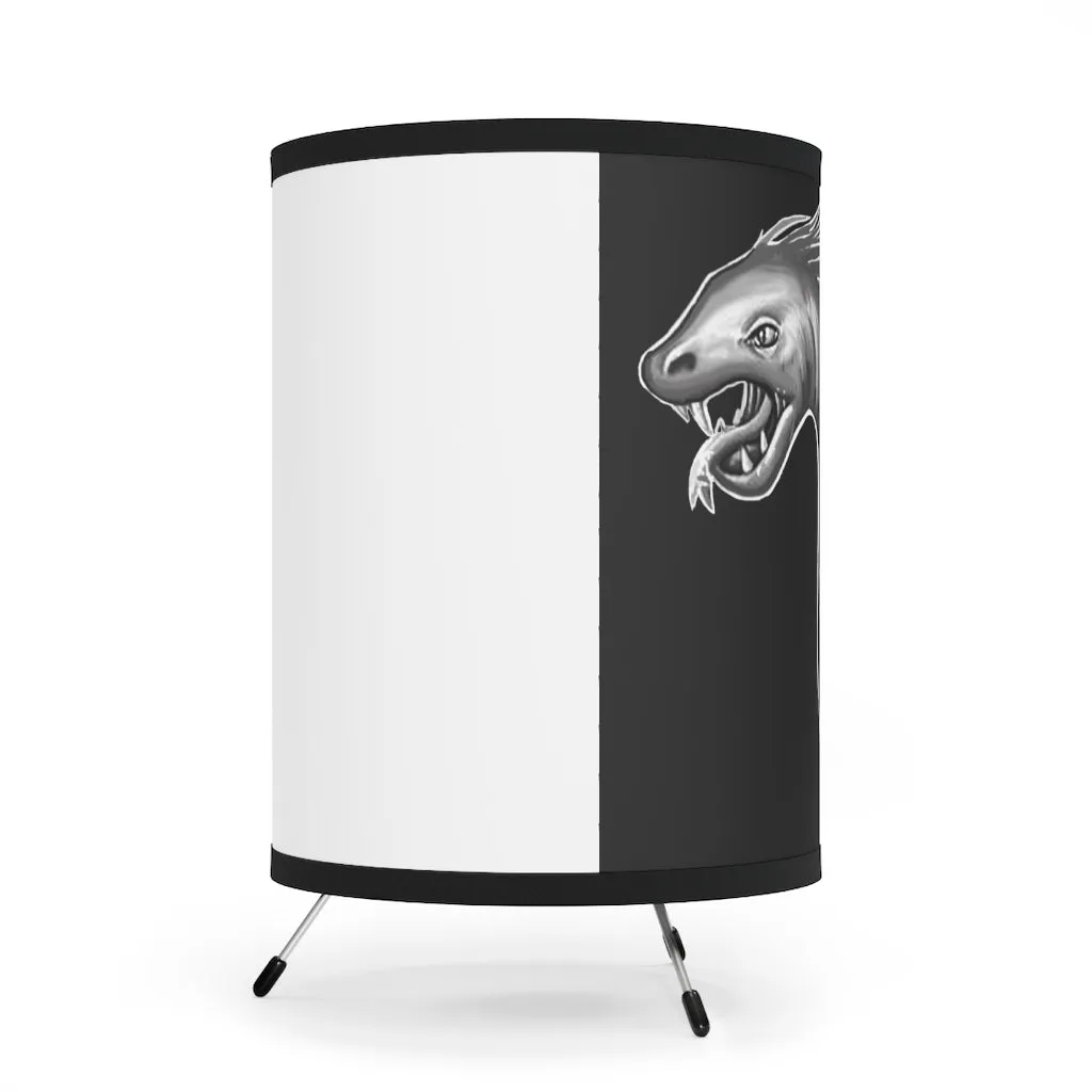 Serpent Tripod Lamp with High-Res Printed Shade, US/CA plug