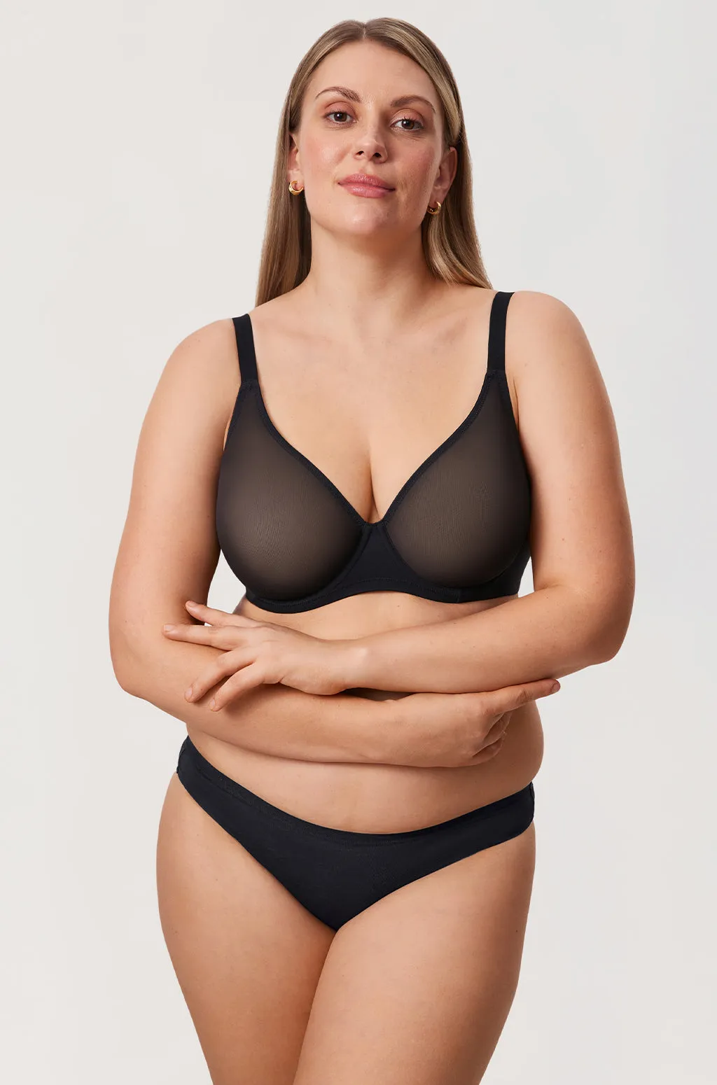 Sheer Mesh Full Coverage Bra