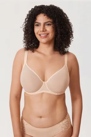 Sheer Mesh Full Coverage Bra
