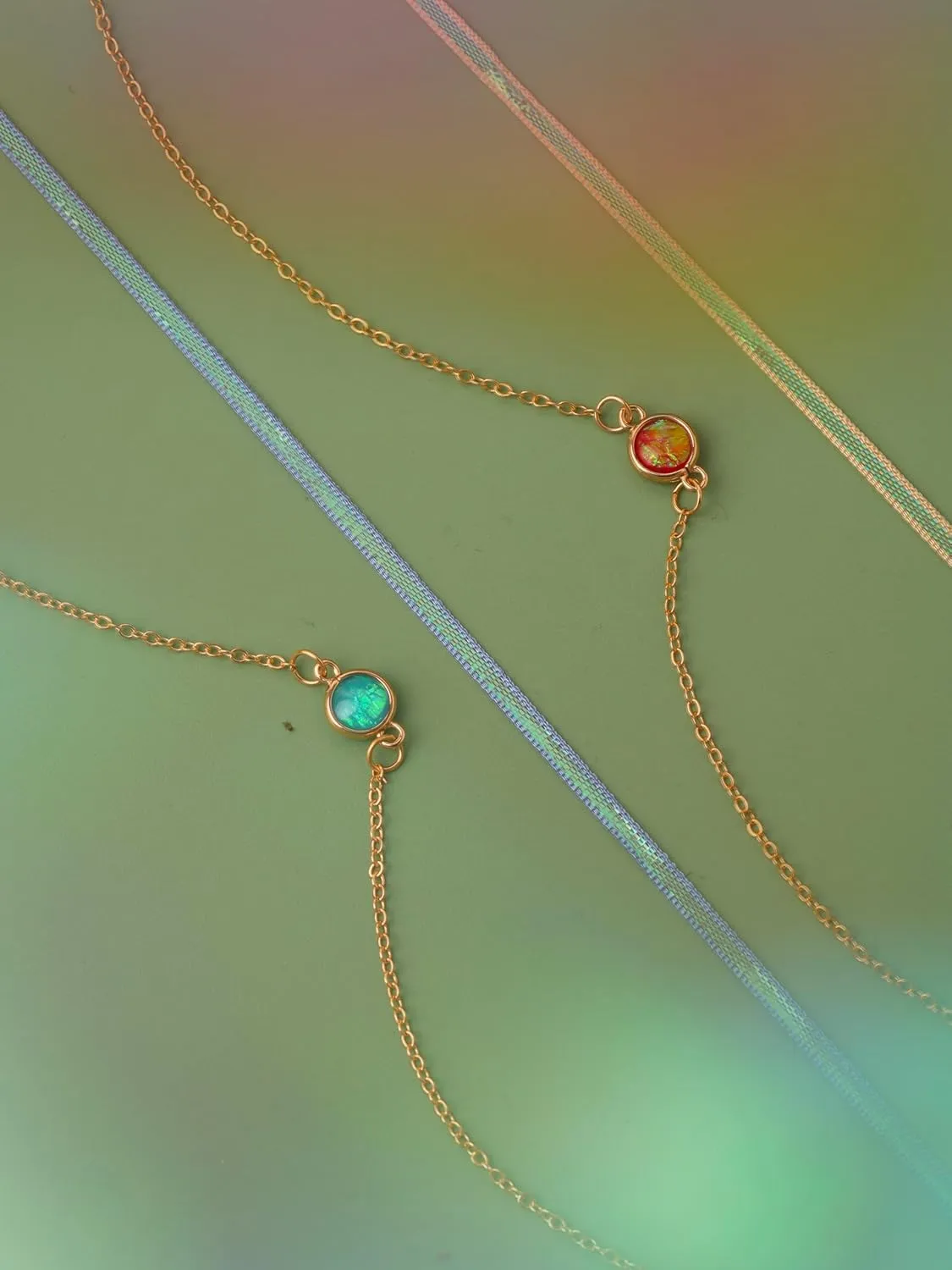 Simple Hologram Heart Pendant Choker Necklaces Accessories for Women Trendy Stuff