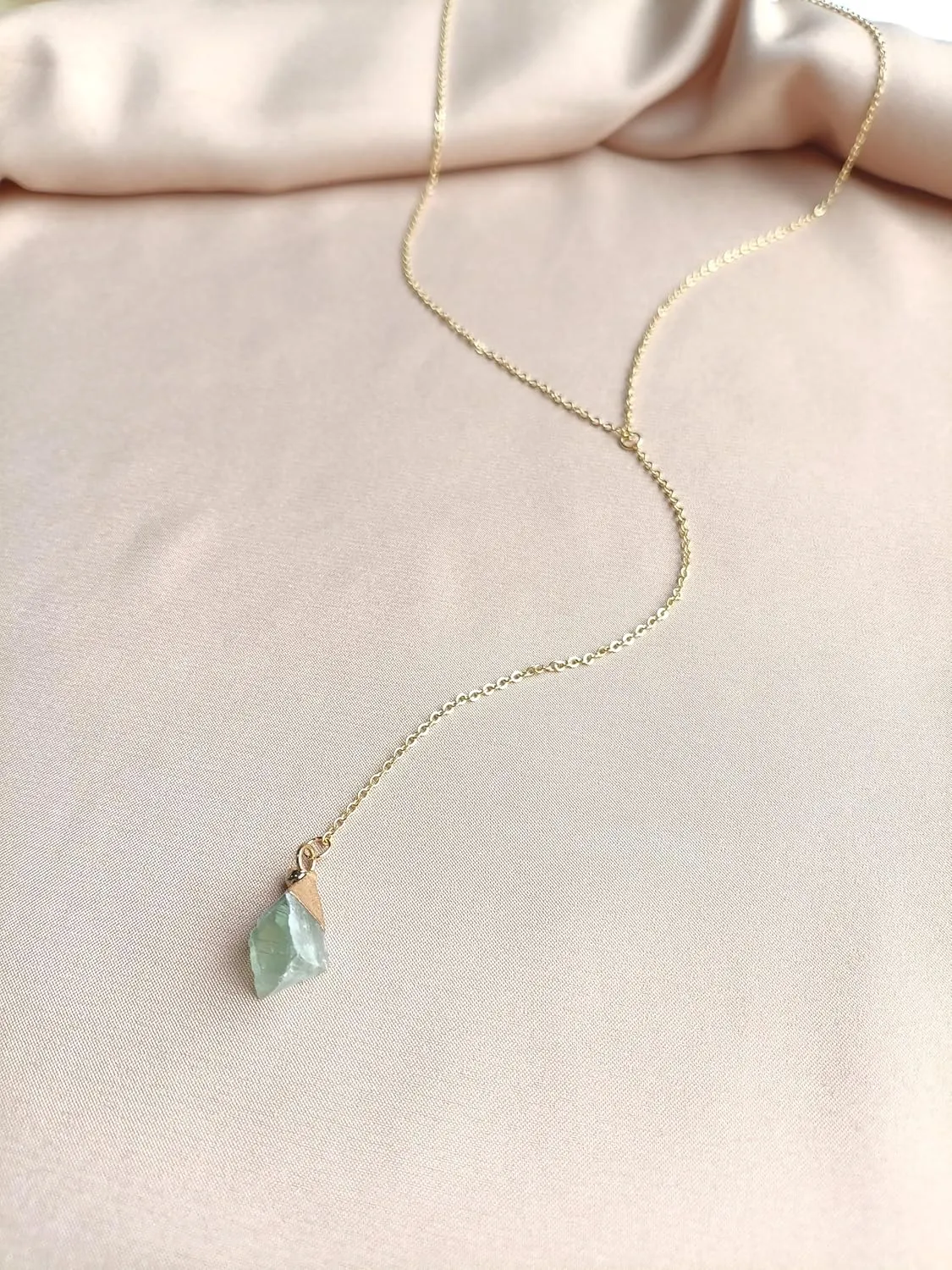 S.J JEWELRY Womens Handmade CZ Simple Delicate 14K Gold Plated/Rose Gold Plated/Silver Plated Lariat Simple Baton Adjustable Y Necklace