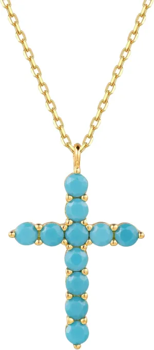 S.Leaf Cross Necklace for Women Sterling Silver Gold Birthstone Cross Chain Cubic Zirconia Necklaces Best Friend Birthday Gifts for Women Sister Mom Wife Her Friend Party