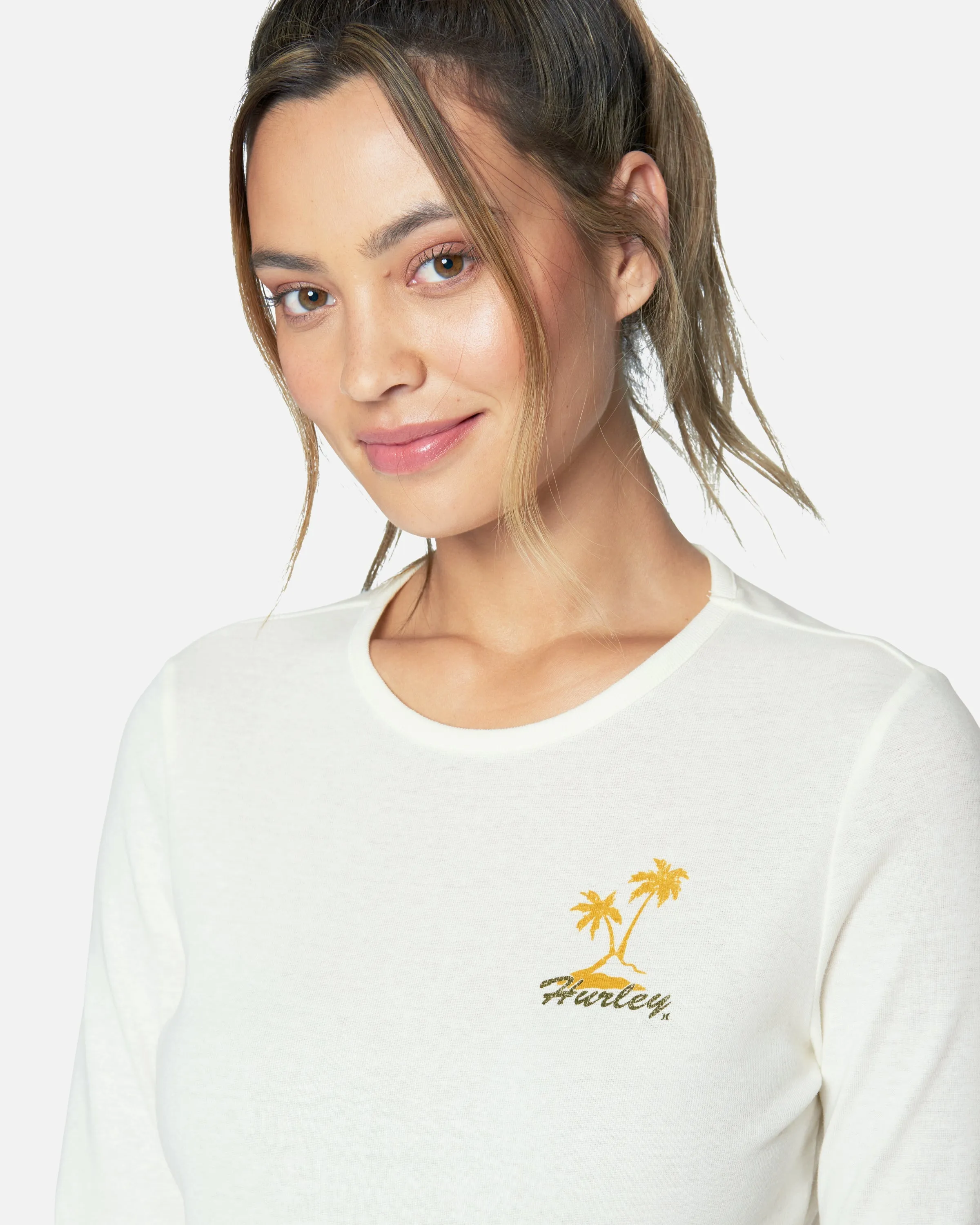 SNA LONG SLEEVE RIB BABY TEE