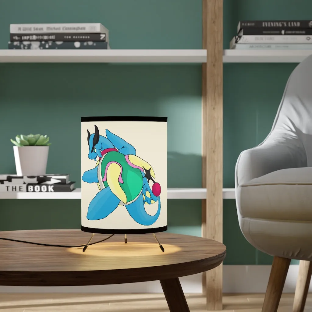 Spanglex Tripod Lamp with High-Res Printed Shade, US/CA plug