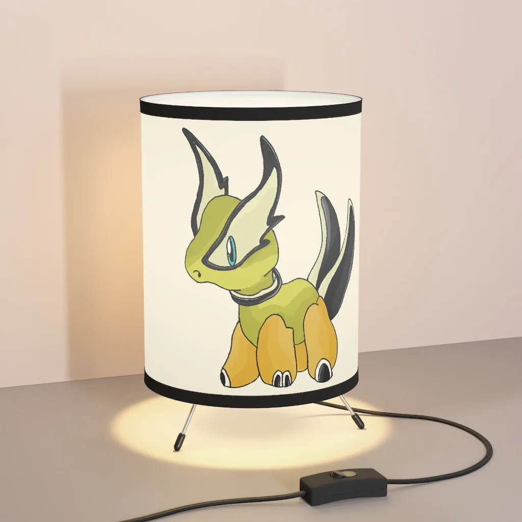 Spore Tripod Lamp with High-Res Printed Shade, US/CA plug