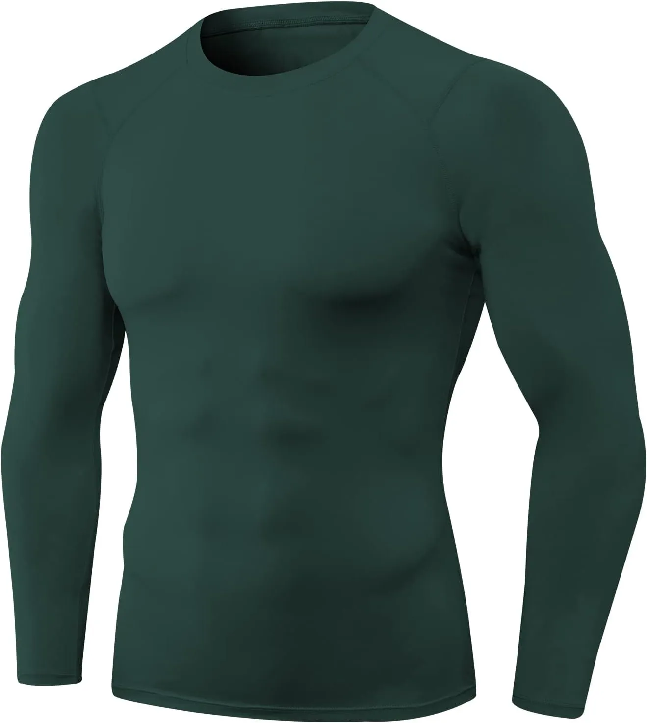 SPVISE Men's Compression Shirt Long Sleeve Athletic Workout T-Shirts Top Active Sport Baselayer Undershirt Gear Shirt Dry Fit