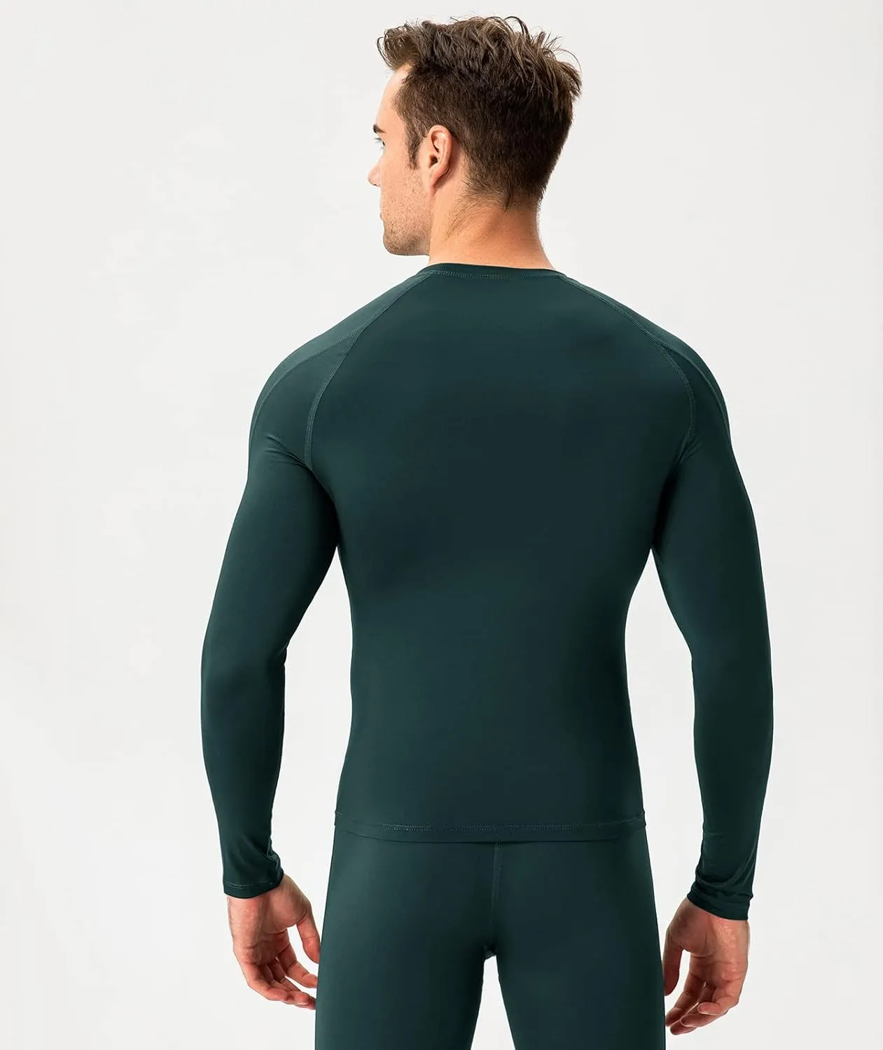 SPVISE Men's Compression Shirt Long Sleeve Athletic Workout T-Shirts Top Active Sport Baselayer Undershirt Gear Shirt Dry Fit