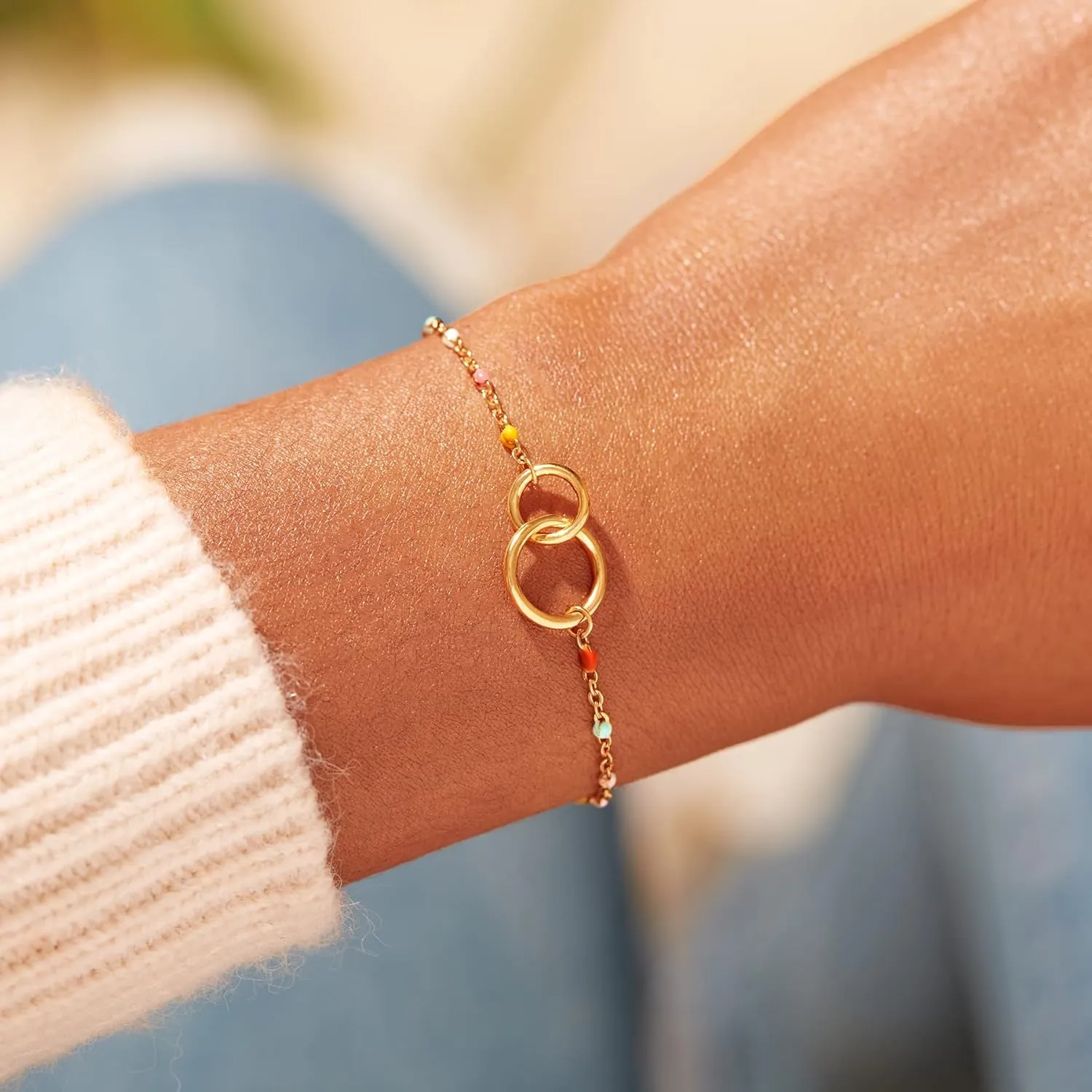 STORYJEWELLERY Mother Daughter Bracelets, Mom Bracelet, Daughter Bracelets from Mom, Gifts for Daughters, Mothers Birthday Gifts