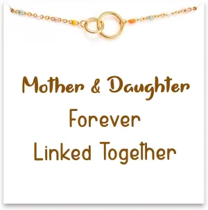 STORYJEWELLERY Mother Daughter Bracelets, Mom Bracelet, Daughter Bracelets from Mom, Gifts for Daughters, Mothers Birthday Gifts