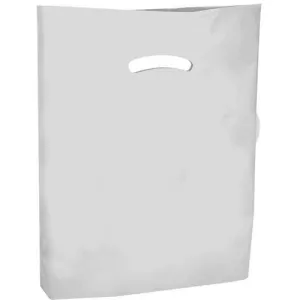 Super Gloss Die Cut Handle Bags. - 18 x 18 x 4 - (White)