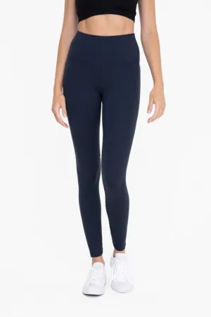 Tapered Band Essential High Waist Leggings