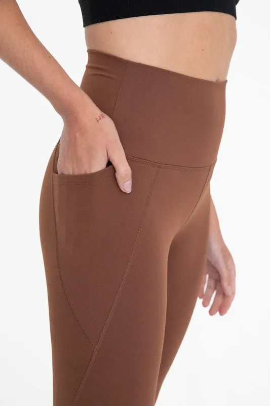Tapered Band Essential High Waist Leggings