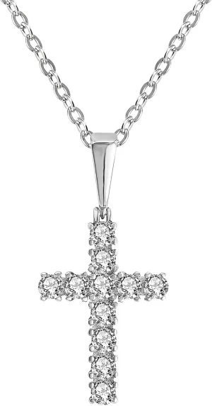 TFT S925 Pendant Necklaces For Women Cross Necklace For Women