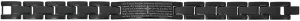 Tiley & Bells MEN'S BLACK STAINLESS STEEL BRACELET WITH THE O.F. PRAYER, COMES BOXED. DIMENSION: 8", MEN'S BLACK STAINLESS O.F.