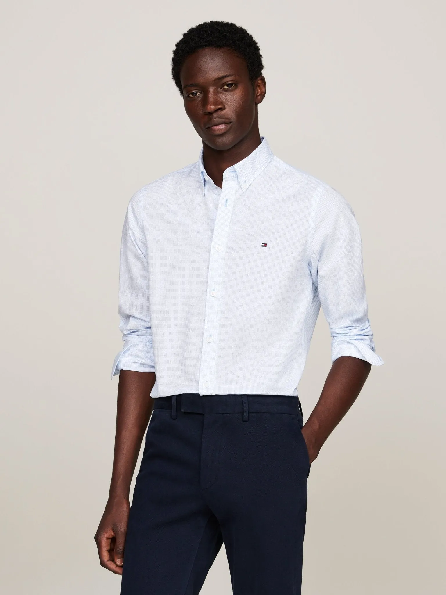 Tommy Hilfiger Micro Print Shirt