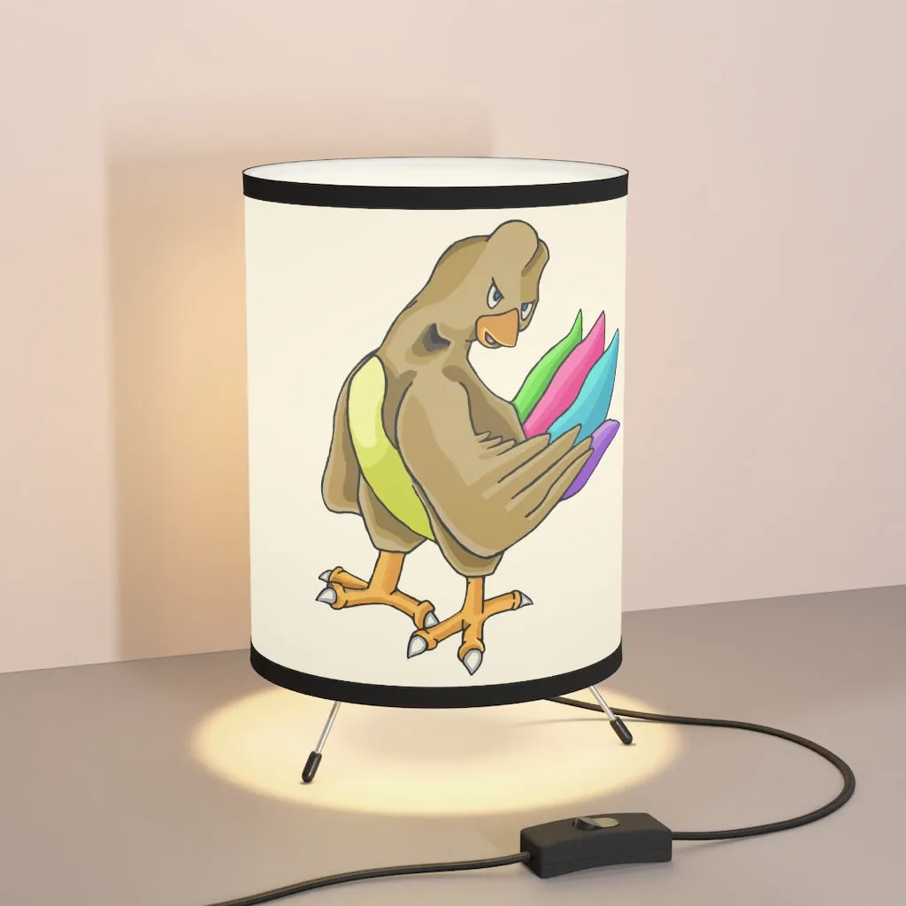 Toudan Tripod Lamp with High-Res Printed Shade, US/CA plug