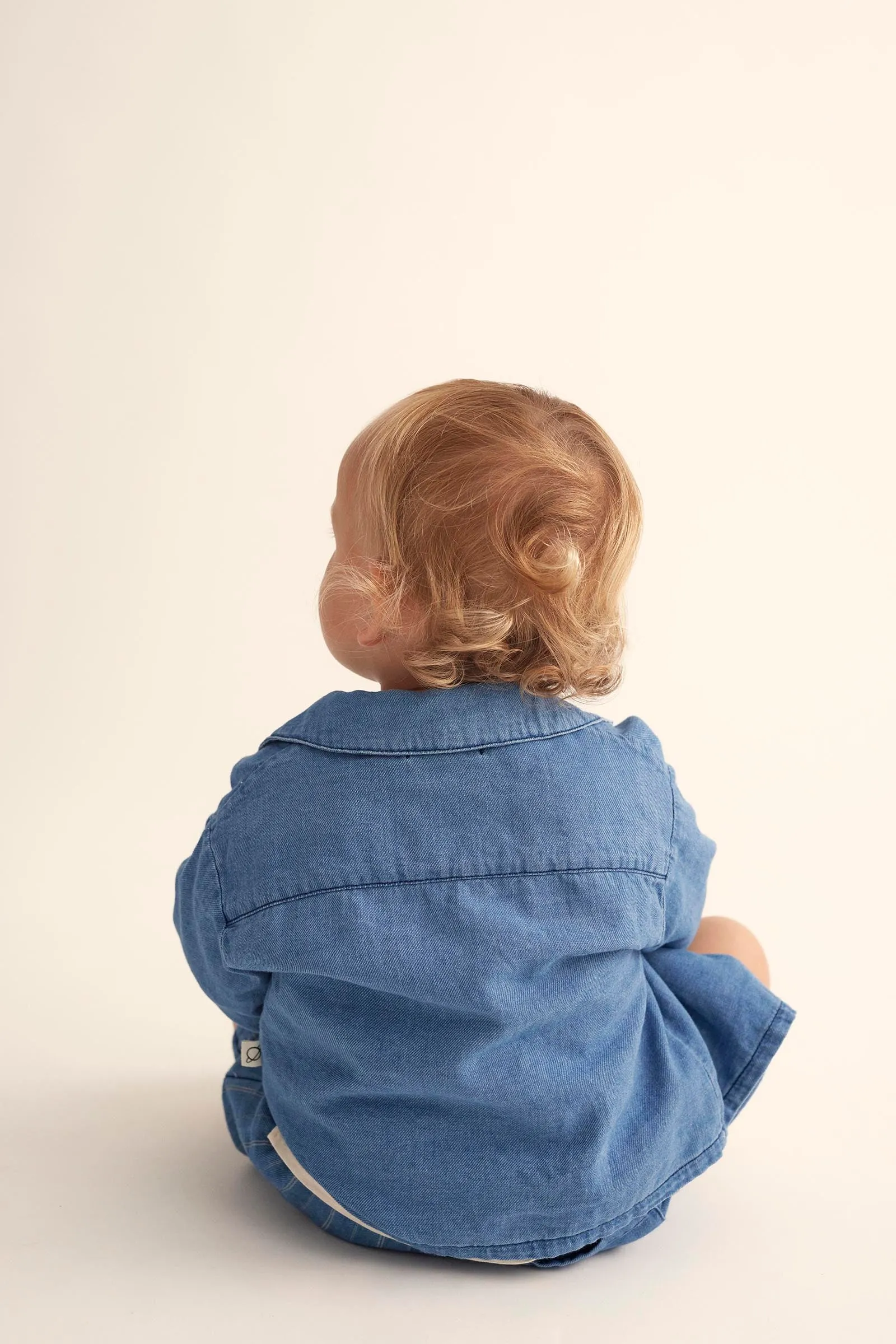 TWILL DENIM BABY SHIRT - JAMES