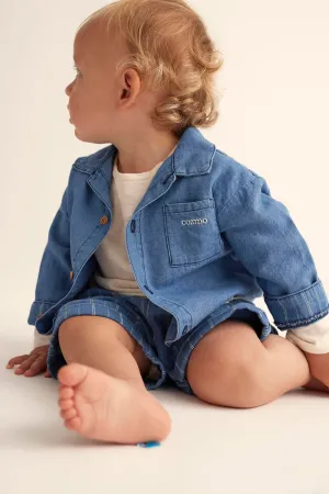 TWILL DENIM BABY SHIRT - JAMES