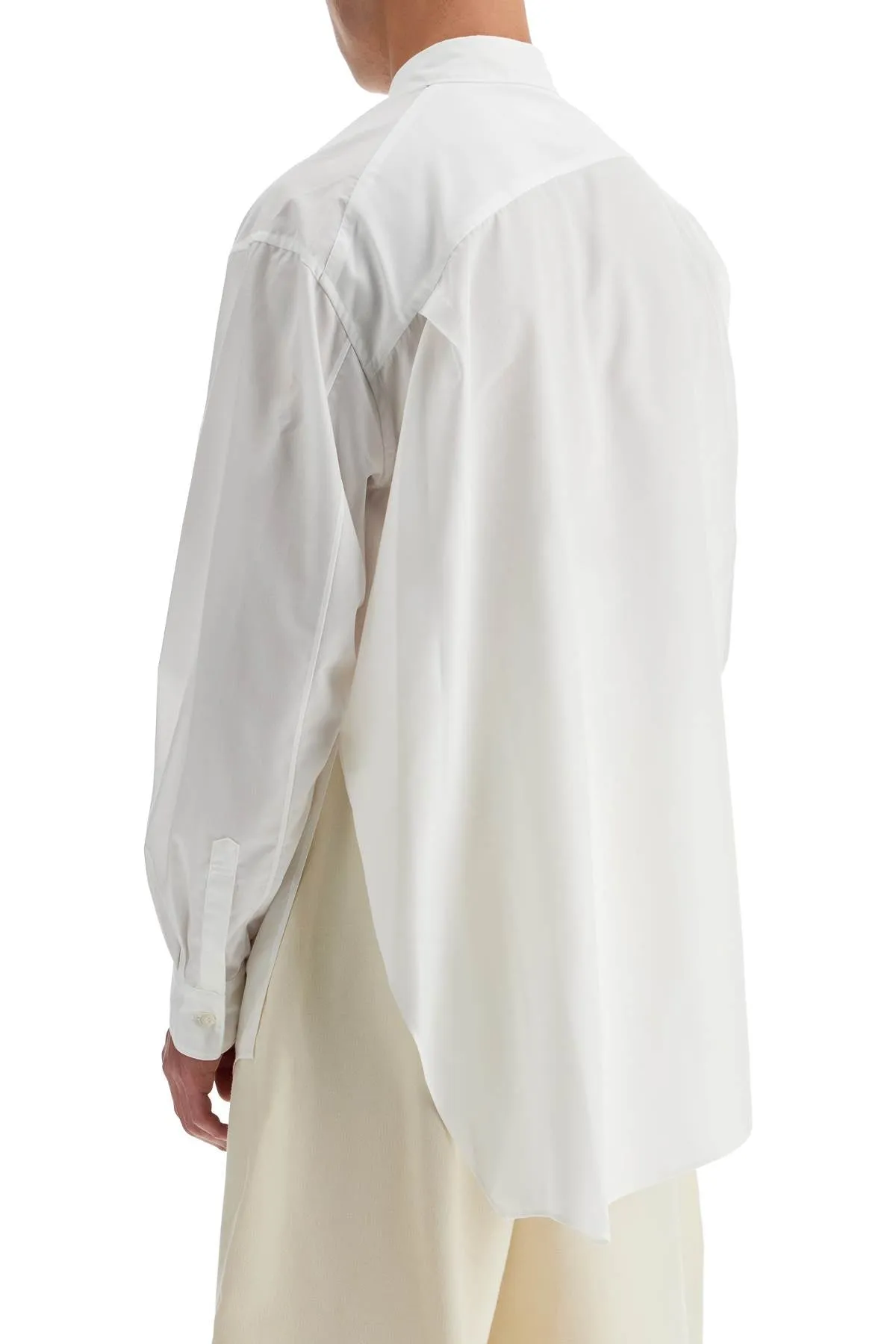 twisted effect shirt PN B024 WHITE