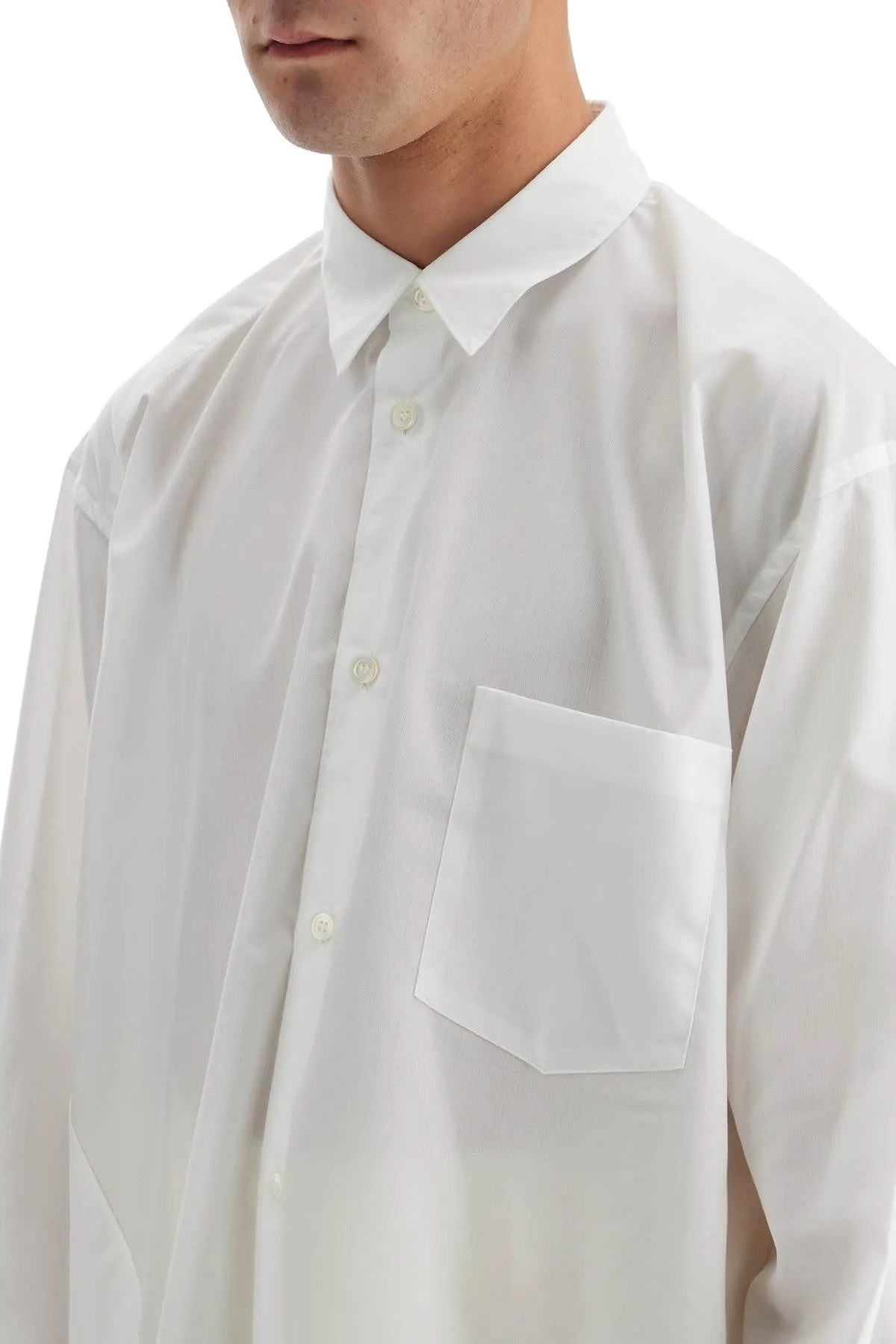 twisted effect shirt PN B024 WHITE