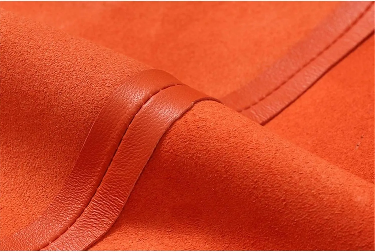 Women A-Line Genuine Leather Midi Skirts Retro High Waist Ruffle Hem Leather Umbrella Skirts