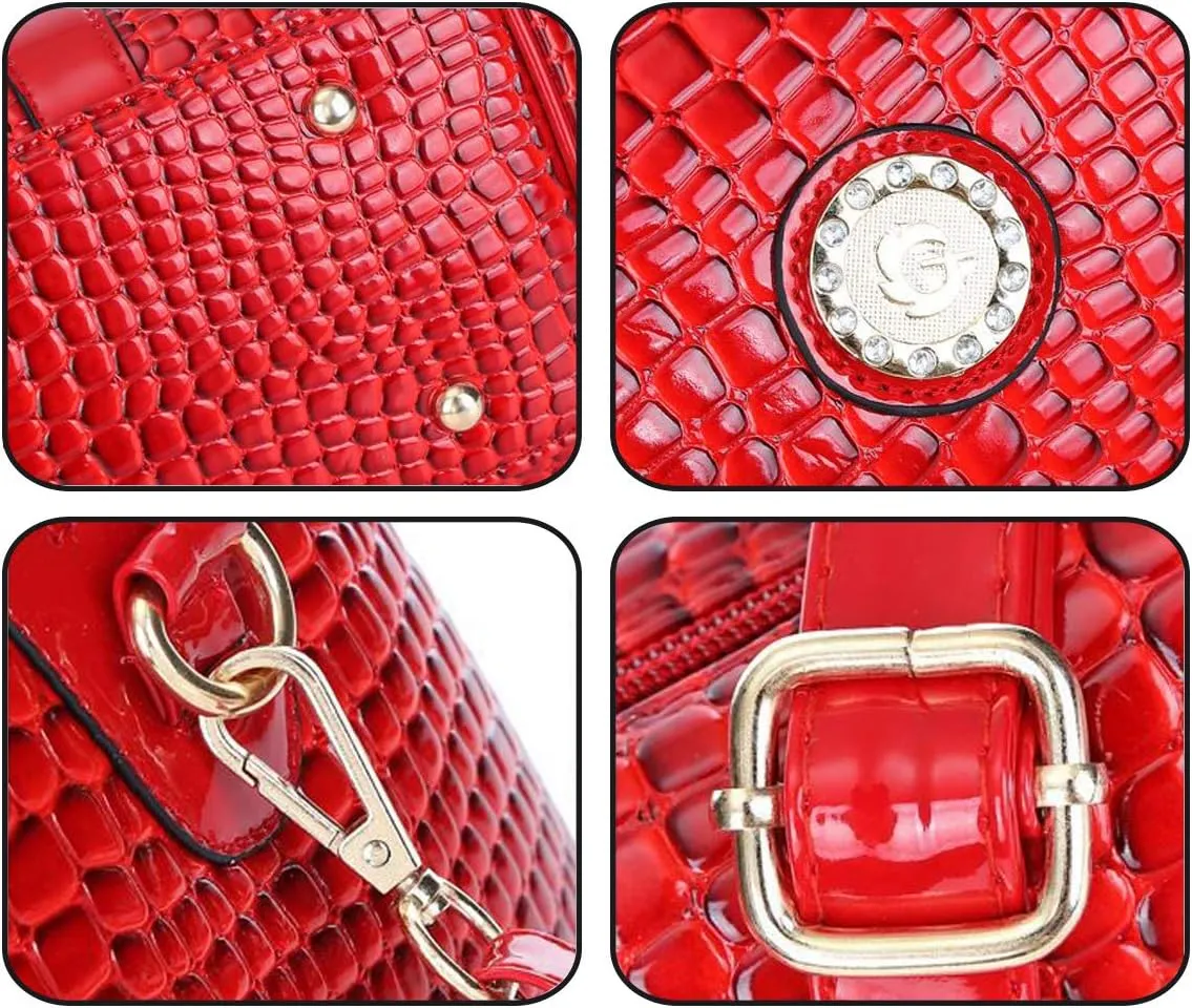Women Handbag Top Handle Shoulder Bag Tote Satchel Purse Work Bag Card Bag