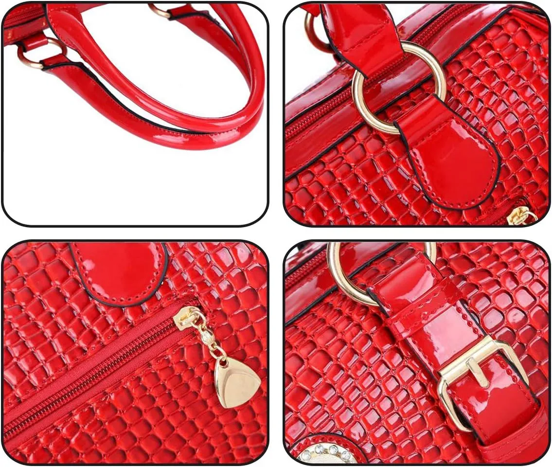 Women Handbag Top Handle Shoulder Bag Tote Satchel Purse Work Bag Card Bag