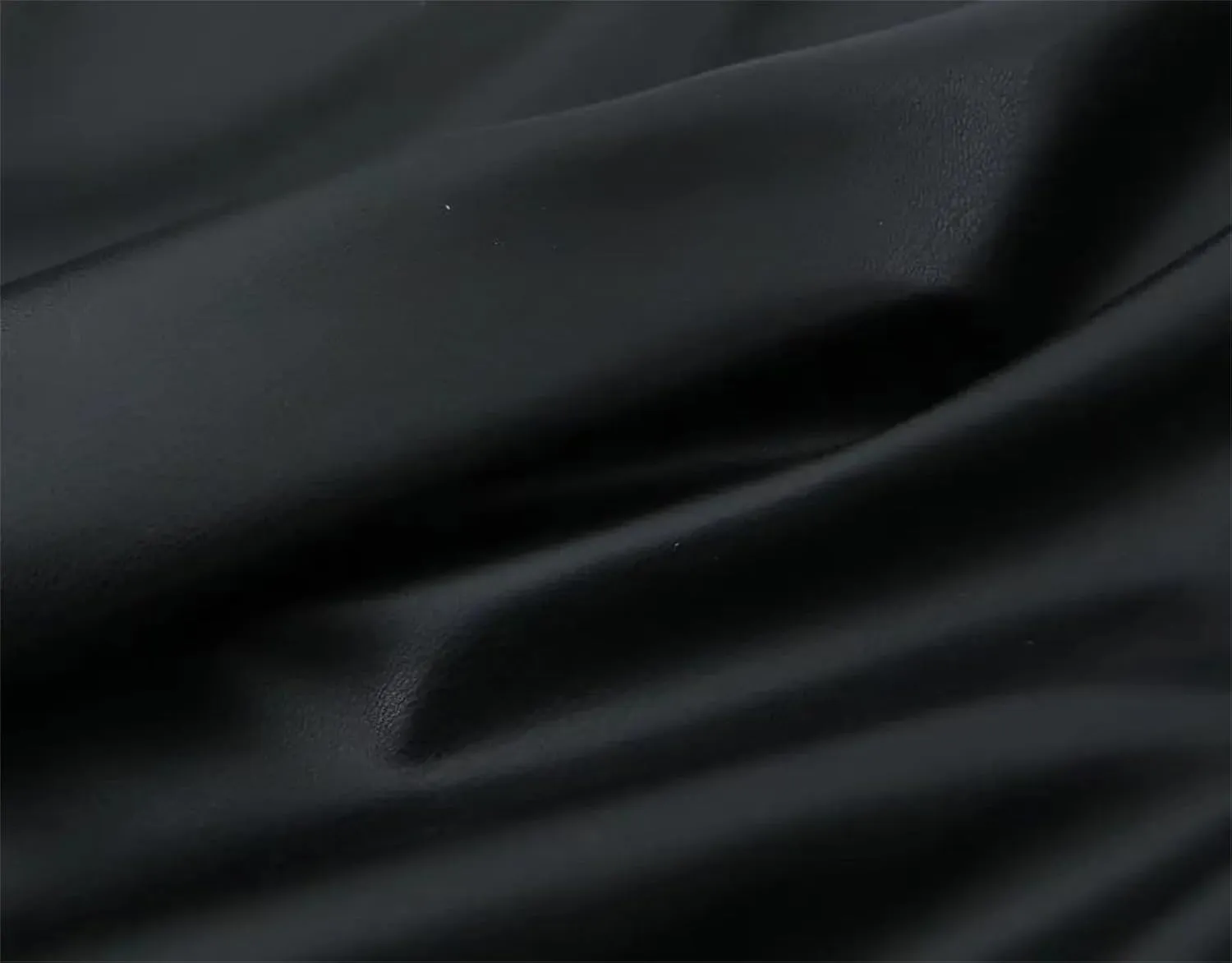 Women PU Faux Leather Midi Skirt Vintage High Waist Slim Asymmetric Hem A-Line Pencil Skirt
