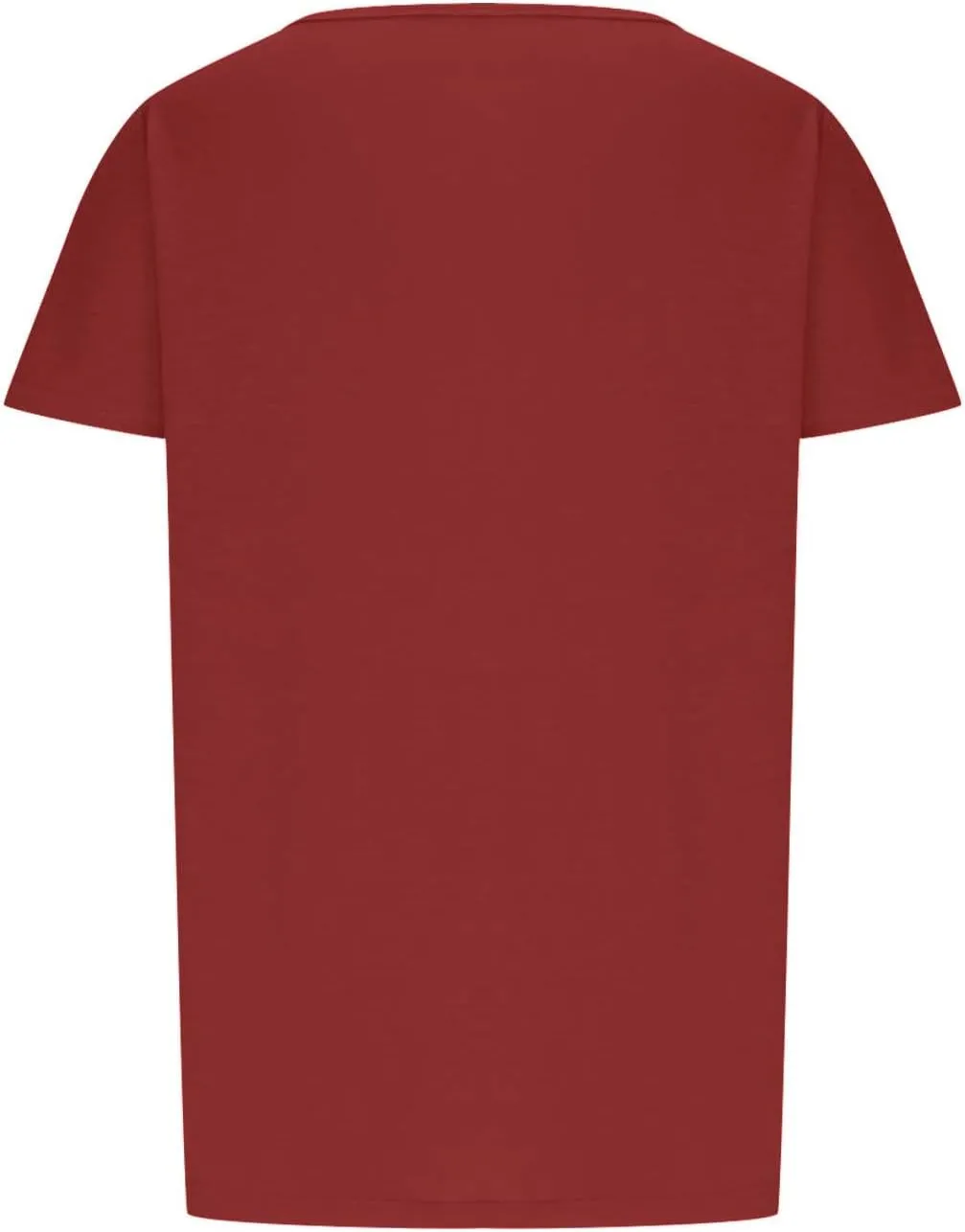 Womens Tops Short Sleeve Summer Casual T Shirts Crew Neck Solid Color Basic Tees Trendy Going Out Tunic