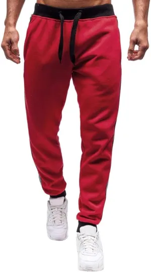 WUAI-Men Fashion Jogger Athletic Pants - Classic Gym Sport Pants Bodybuilding Workout Running Slim Fit Sweatpants