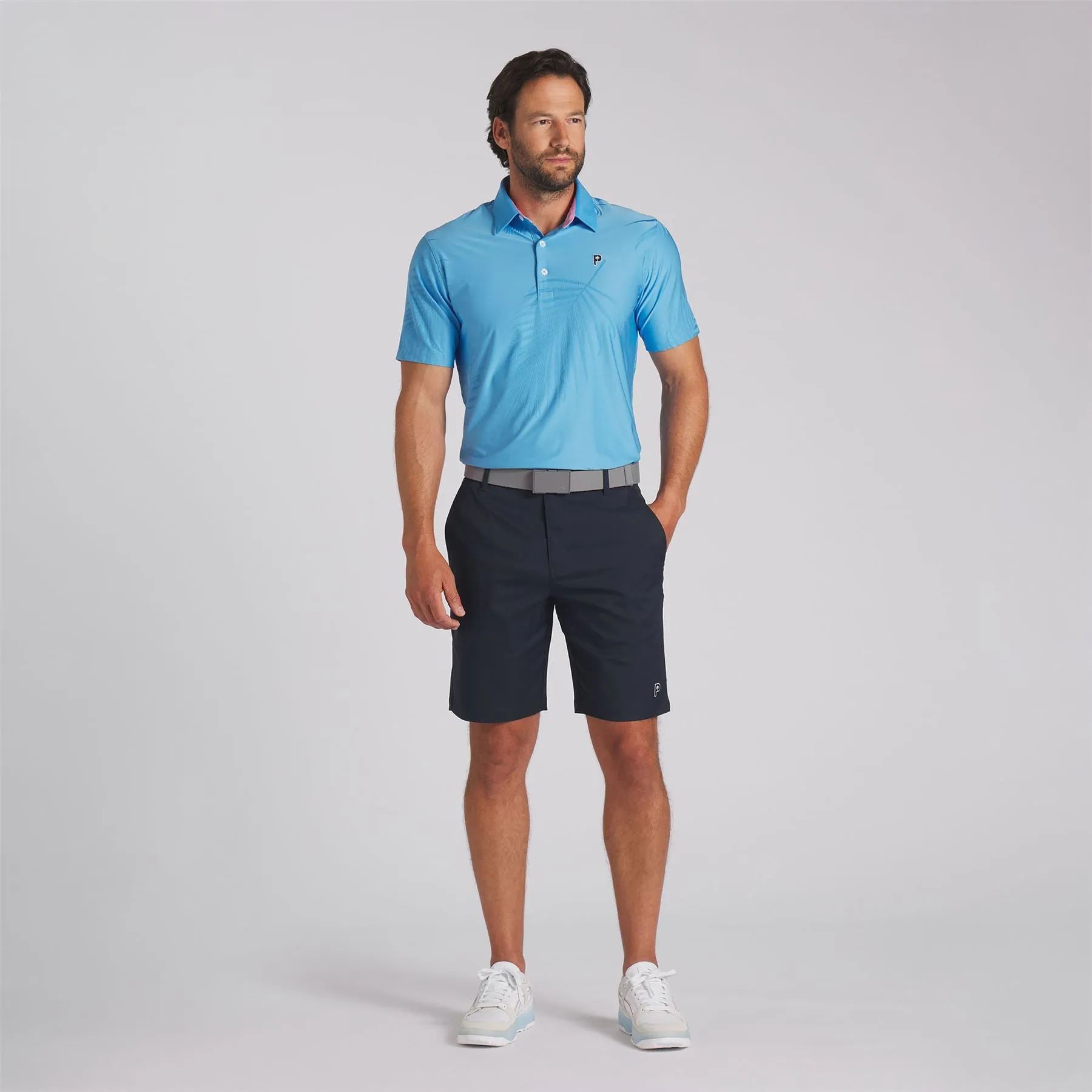 X PTC Jacquard Polo Regal Blue - SS24