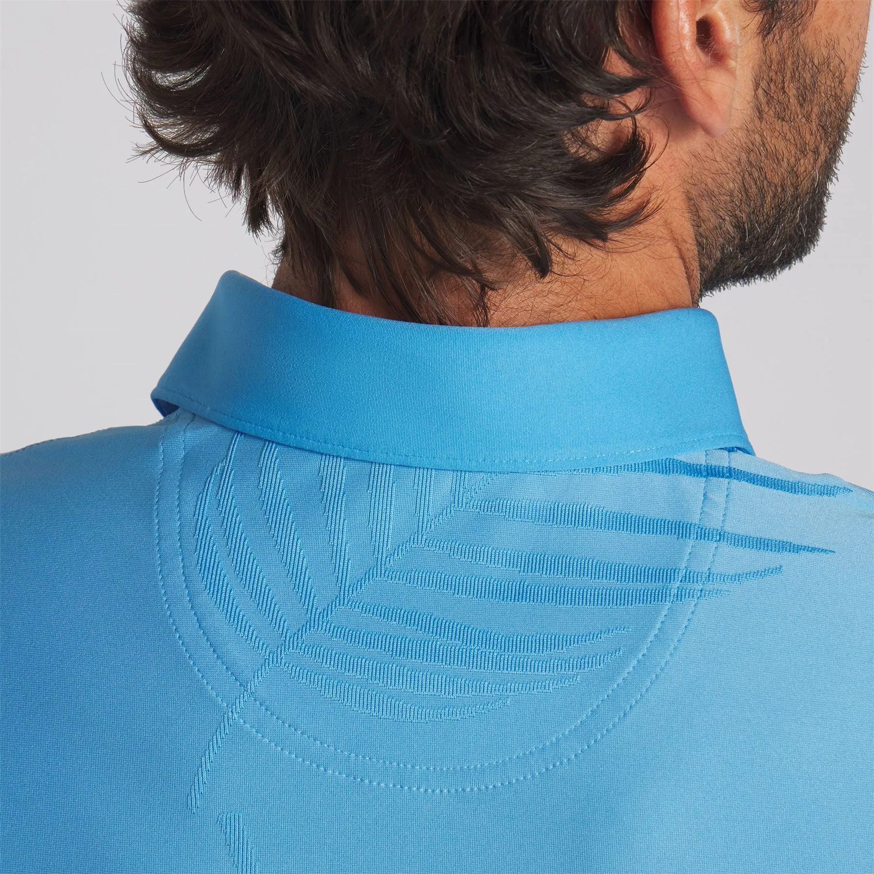X PTC Jacquard Polo Regal Blue - SS24
