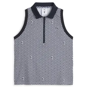 X PTC Womens Resort SL Polo Deep Navy/White Glow - SS24