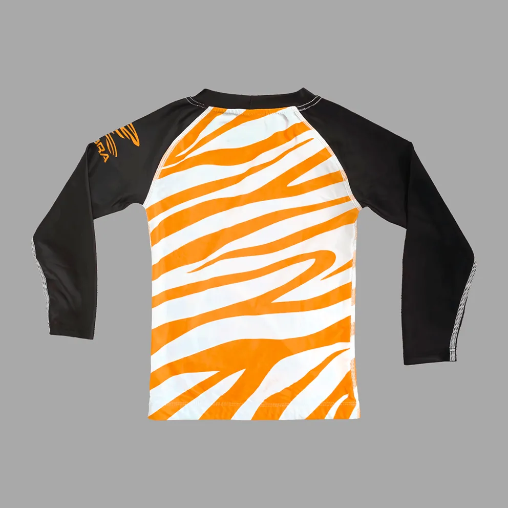 Zebra Kidz Ranked NoGi Set - Orange - Long Sleeve